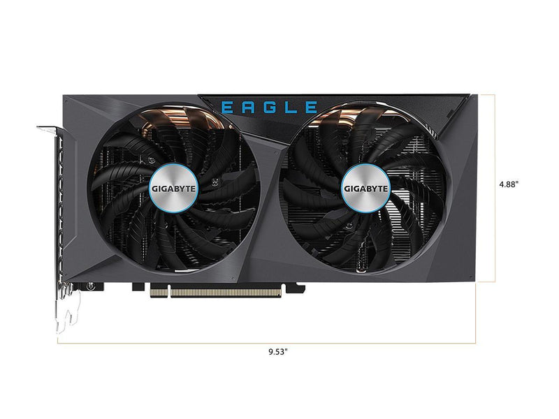 GIGABYTE GeForce RTX 3060 Eagle OC 12G (REV2.0) Graphics Card, 2X WINDFORCE