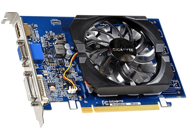 GIGABYTE GeForce GT 730 GV-N730D3-2GI (rev. 3.0) Graphics Card, 2GB 64-bit