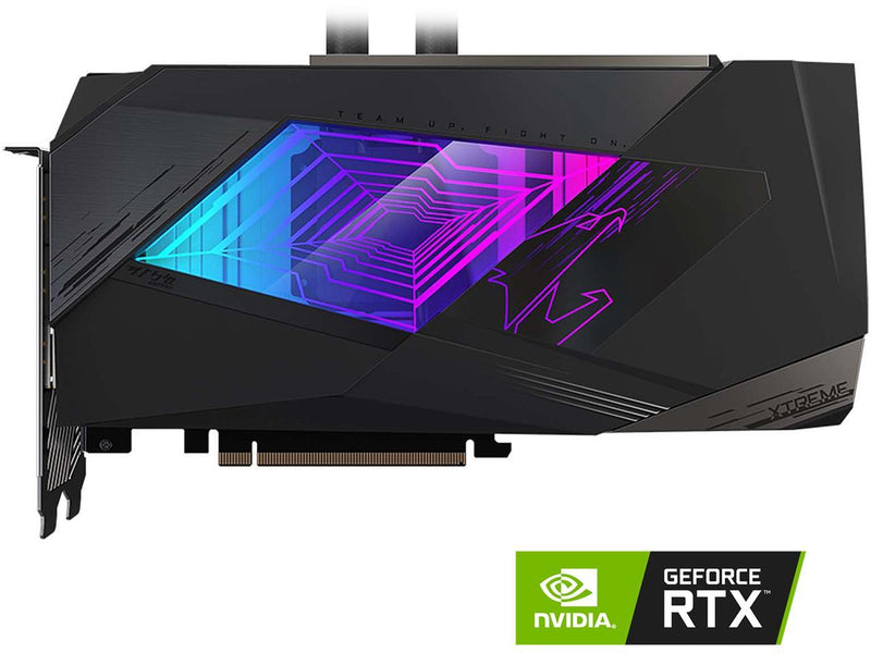 GIGABYTE AORUS GeForce RTX 3080 Xtreme WATERFORCE 12G Graphics Card, WATERFORCE