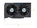 GIGABYTE Radeon RX 6400 Eagle 4G Graphics Card, WINDFORCE 2X Cooling System