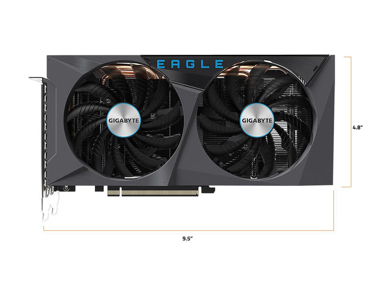 GIGABYTE EAGLE OC GeForce RTX 3060 12GB GDDR6 PCI Express 4.0 ATX Video Card,