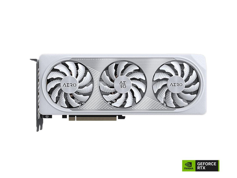 GIGABYTE GeForce RTX 4060 AERO OC 8G Graphics Card, 3x WINDFORCE Fans, 8GB