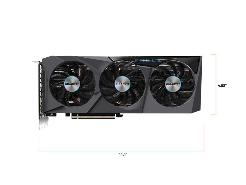 GIGABYTE GeForce RTX 4070 EAGLE OC V2 12G Graphics Card, 3x WINDFORCE Fans, 12GB