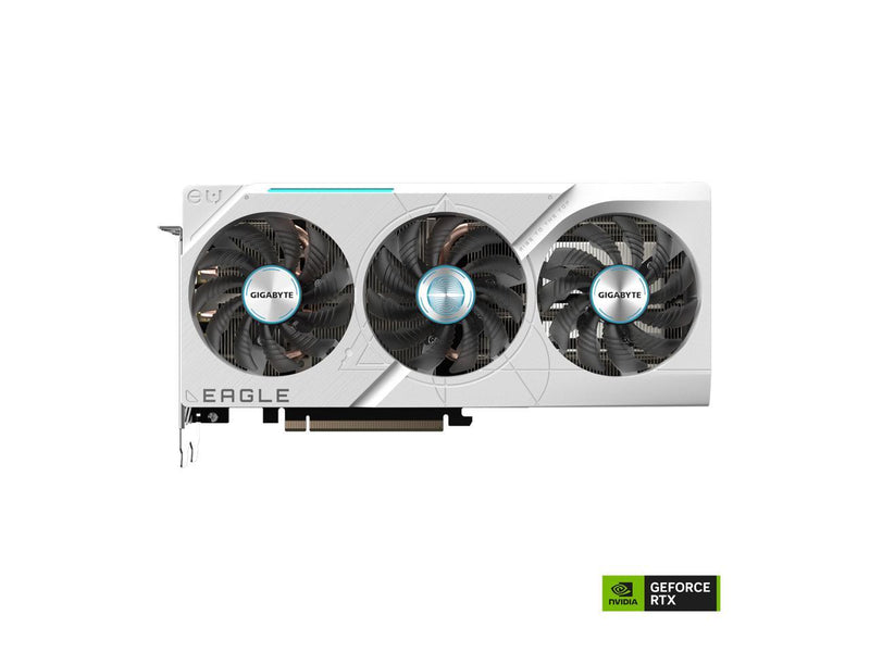 GIGABYTE GeForce RTX 4070 SUPER EAGLE OC ICE 12G Graphics Card, 3x WINDFORCE