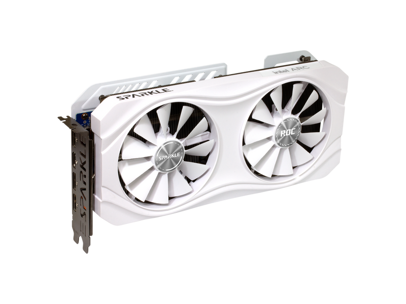 SPARKLE Intel Arc A750 ROC Luna OC Edition, 8 GB GDDR6, 2x DBB 100 mm Fan, 2.5