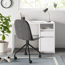 ROOM ESSENTIALS WRITING DESK WITH DRAWERS - WHITE - Like New