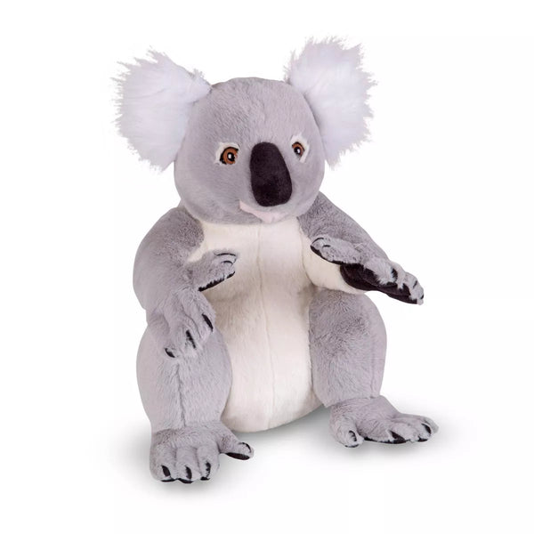 MELISSA & DOUG LIFELIKE PLUSH KOALA STUFFED ANIMAL - GRAY - Brand New