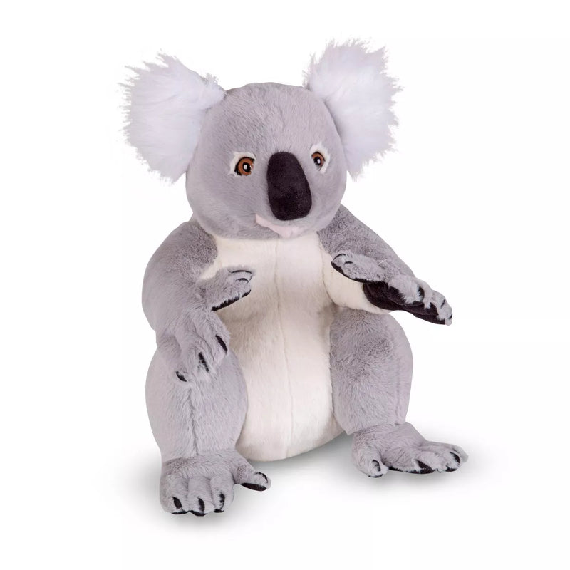 MELISSA & DOUG LIFELIKE PLUSH KOALA STUFFED ANIMAL - GRAY - Brand New