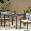 GENERIC CHRISTOPHER KNIGHT HOME RHODE ISLAND OUTDOOR WICKER SQUARE DINING TABLE - Like New