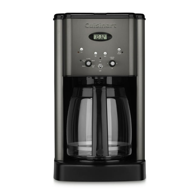 CUISINART BREW CENTRAL 12 CUP PROGRAMMABLE COFFEE MAKER - BLACK STAINLESS - Like New