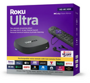 Roku Ultra 4K/HDR/Dolby Vision Streaming Device Roku Voice Remote Pro - Black - Like New