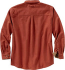 LEGENDARY WHITETAILS BUCK CAMP FLANNEL LONG SLEEVE BUTTON DOWN -HEATHER-LARGE - Brand New