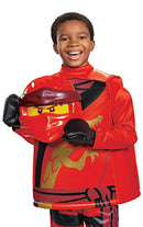 Disguise Kai Costume for Kids, Lego Ninjago Legacy Character, 7-8, Red (100409K) - Brand New