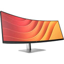 HP E45C G5 45" CLASS DUAL QUAD HD DQHD CURVED SCREEN LED MONITOR - BLACK, SILVER - Like New
