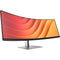 HP E45C G5 45" CLASS DUAL QUAD HD DQHD CURVED SCREEN LED MONITOR - BLACK, SILVER - Like New