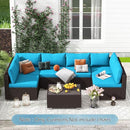 HOMREST OUTDOOR REPLACEMENT CUSHIONS FOR PATIO GGOT4001SKB - SKY BLUE - Like New