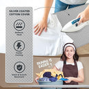 STO STO Ironing Board Full Size 45" x 14" with Iron Holder, 7 Height Options - Like New