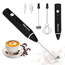 BBKEEPLAX MILK FROTHER HANDHELD FOAM  MAKER USB-RECHARGEABLE A0239 - BLACK - Like New