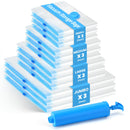 STOEAR 12PACK THICKENED SPACE SAVER BAGS JUMBO/ LARGE/ MEDIUM/ SMALL - CLEAR - Brand New