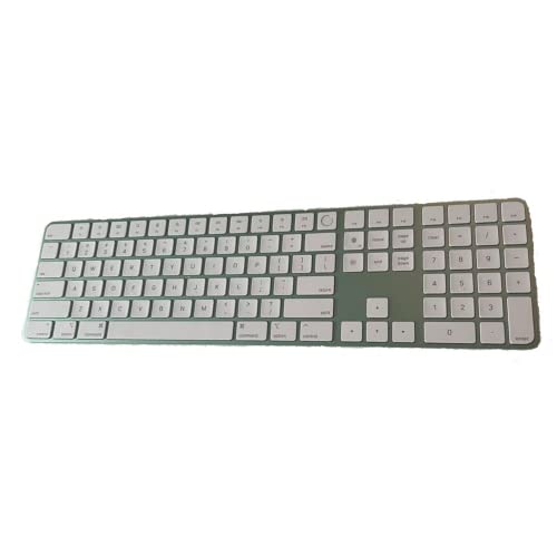 APPLE MAGIC KEYBOARD WITH TOUCH ID AND NUMERIC KEYPAD MK2C3LL/A - GREEN - Like New
