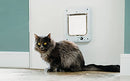 CAT MATE MICROCHIP ACTIVATED CAT FLAP, EASY INSTALLATION IN UPVC DOORS - WHITE Like New