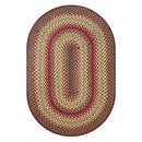 Homespice Oval Jute Braided Rugs, 27" x 45", Cider Barn, X003FHURXL - NEW - Brand New