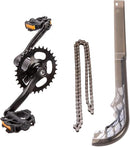 STRIDER 20X SPORT PEDAL KIT TRANSFORM 20X BALANCE BIKE - AGES 8+ - BLACK - Like New