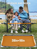 TIMBER RIDGE 600LBS OUBLE CAMPING CHAIR PORTABLE LOVESEAT DIRECTOR CHAIR - Like New