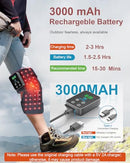 ASTAREXIN 72 LED RED LIGHT THERAPY KNEE BRACE 3000MAH RECHARGEABLE - BLACK - Like New