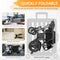 ELECTRIC WHEELCHAIR 20+ MILES RANGE ALL TERRAIN PORTABLE MOTORIZED - BLACK - Like New