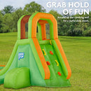 Sunny & Fun Inflatable Single Ring Water Slide Park – Heavy-Duty for Outdoor Fun - Like New