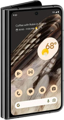 For Parts: GOOGLE PIXEL FOLD 5G 256GB AT&T GA04102-US - OBSIDIAN BLACK  CRACKED SCREEN