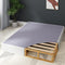 ZINUS EDGAR 8 INCH BAMBOO BOX SPRING MATTRESS FOUNDATION TWIN - PURPLE - Like New