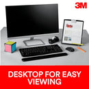 3M Desktop Document Holder Copy Holder Adjustable Clip Holds Portrait - BLACK - Like New
