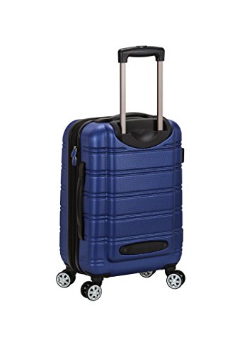 Rockland Melbourne Hardside Expandable Luggage with Spinner Wheels, Blue - Brand New