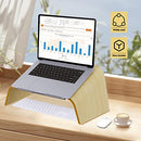 SAMDI Wood Notebook Stand Laptop Holder for Apple MacBook Air Pro - Birch - Like New