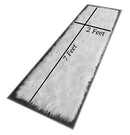 Masada Rugs, Faux Sheep Fur Shag Runner Area Rug 2 Feet X 7 Feet (White) - Brand New