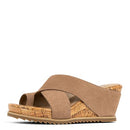 HP00016679 DONALD PLINER SISU LEATHER SANDAL WOMEN 8 TOBACCO - Like New