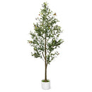 LuceAlberi 5FT Artificial Olive Tree Indoor Tall Faux with Planter - Olive Tree - Like New
