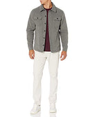 AMAZON ESSENTIALS MEN'S LONG-SLEEVE POLAR FLEECE SHIRT JACKET, SIZE M - CHARCOAL - Brand New