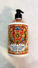 Sicilian Deruta | Hand Soap Collection 4 x 21.5 fl.oz Plastic Bottles - Like New