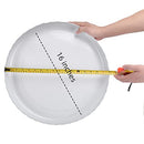 GRESPRI 17 inches White Wave Plant Saucers, 5 Packs Heavy Duty Plastic Trays - Brand New