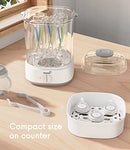GROWNSY Baby Bottle Sterilizer, Steam Sanitizer with Timer, LS-B330 - White - Like New