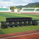 EVER ADVANCED 6 Seats Folding Soccer Team Bench with Carry Bag, Portable Soccer - Like New