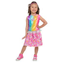 JUST PLAY DISNEY JUNIOR MINNIE MOUSE BOWDAZZLING DRESS-UP SIZE 4-6X - MULTI - Like New