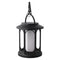 GENERIC ALL WEATHER SOLAR LANTERN AUTOMATIC LIGHT CONTROL CONVENIENCE - BLACK - Like New