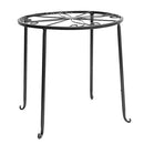 DAZONE Metal Plant Stand Modern Wrought Iron Planter Stands Outdoor - Black - Brand New