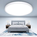 GOBRIGHT 16.5INCH LED FLUSH MOUNT CEILING LIGHT FIXTURE 32W LED LIGHT - WHITE - Like New