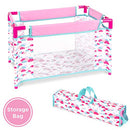 Best Choice 15-Piece Playset w/Stroller Travel Cot Baby Doll 13.5" B085KXZBFW - Brand New