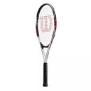 WILSON FUSION 29" TENNIS RACQUET: MEDIUM FLEX - BLACK/WHITE/RED - Like New